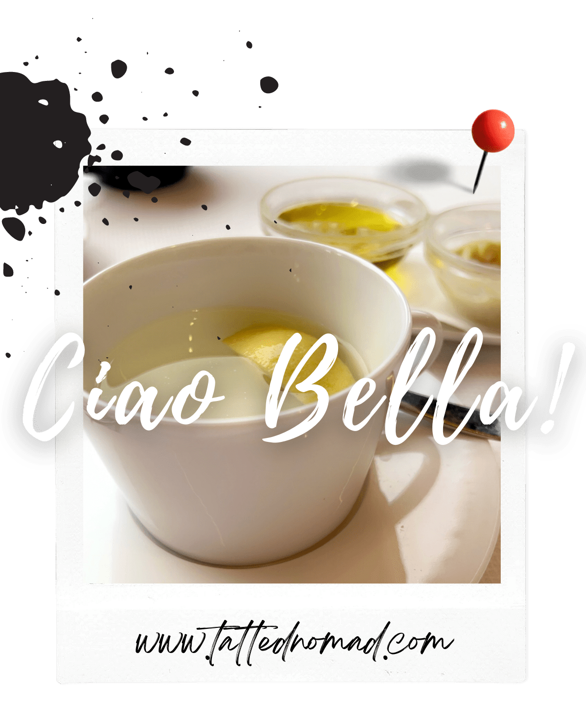 coffee tea Italian food restaurant blog graphic