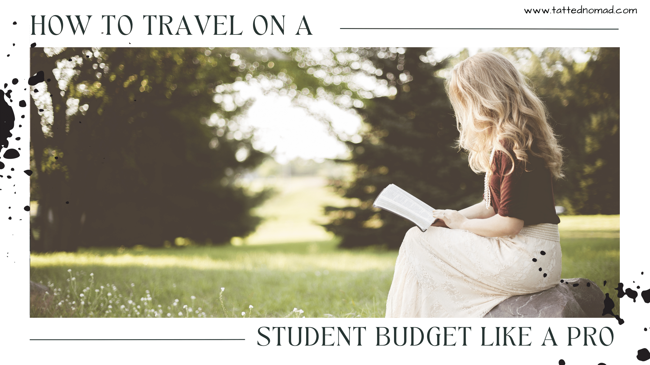 girl solo woman student traveling blog banner