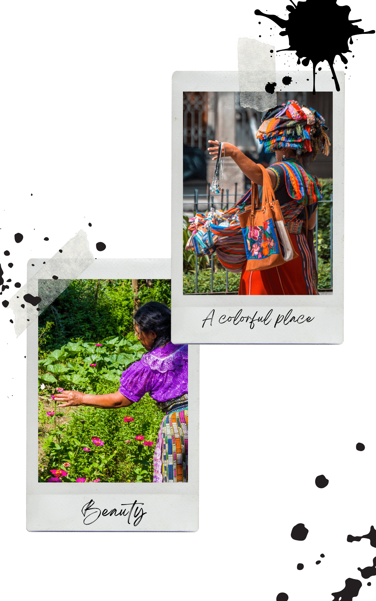 mayan woman vendor with colorful clothes lake atitlan villages