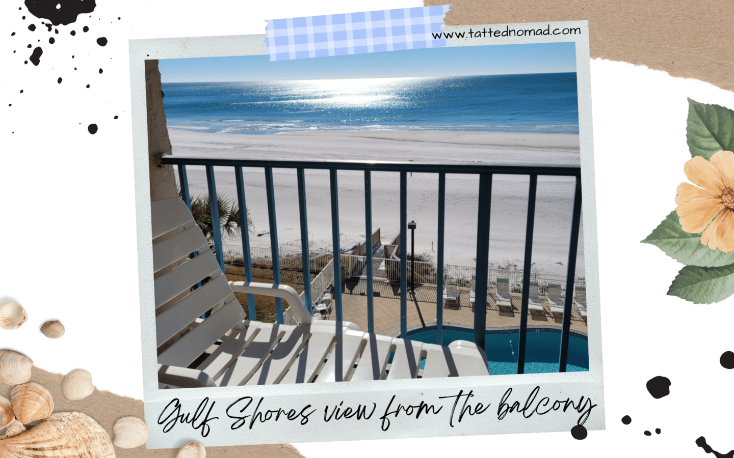 view of the sea from a balcony in gulf shores alabama